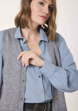 Gilet sans manches gris Femme - EOM
