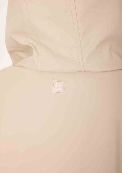 Ciré déperlant doublé fausse fourrure Beige mat Femme - EOM
