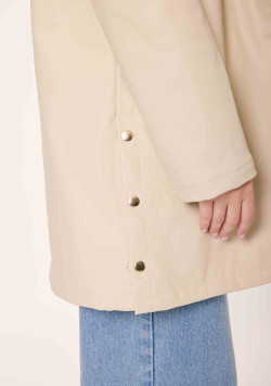Ciré déperlant doublé fausse fourrure Beige mat Femme - EOM