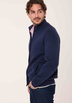 Gilet à boutons Bleu marine Homme - EOM