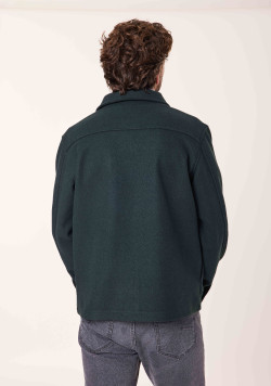 Veste col chemise Vert Homme - EOM