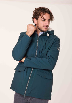 Parka doublée sherpa Verte Homme - EOM