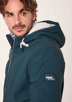Parka doublée sherpa Verte Homme - EOM