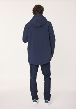 Parka doublée sherpa Bleu Marine Homme - EOM