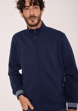 Veste manches longues Bleu marine Homme