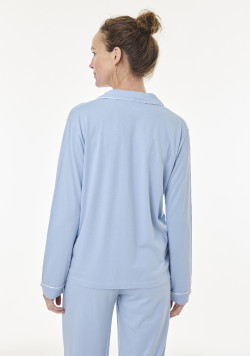Ensemble Pyjama long Bleu ciel Femme