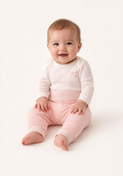 Pantalon Bébé mixte pêche