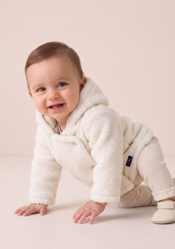 Manteau écru sherpa Bébé
