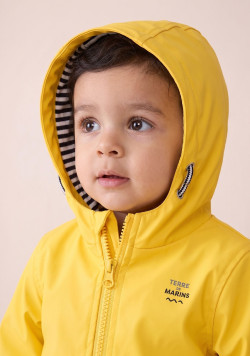 Ciré jaune Bébé à capuche