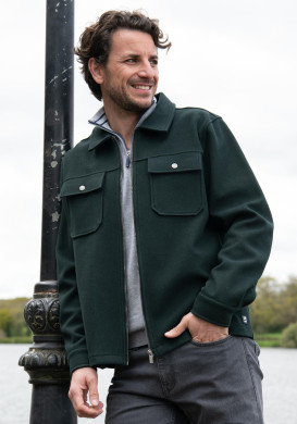 Veste col chemise Vert Homme - EOM Veste col chemise Vert Homme - EOM