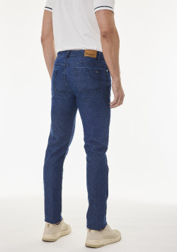 Jean Homme coupe droite denim brut