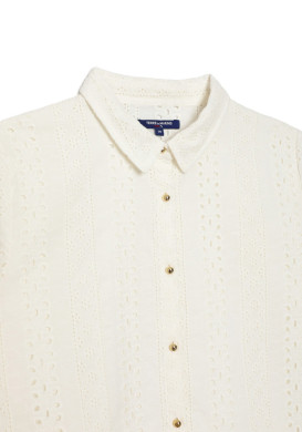 CHEMISE CHEMISIER ML BLANC CASSE CHOLI
