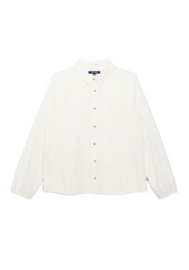 CHEMISE CHEMISIER ML BLANC CASSE CHOLI