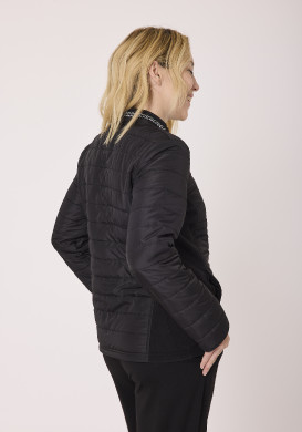 Vezste doublée polaire bi-matière Noir Femme