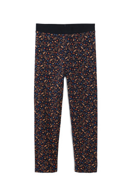 Legging réversible Bleu marine et Imprimé Fille Legging réversible Bleu marine et Imprimé Fille