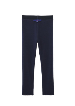 Legging réversible Bleu marine et Imprimé Fille