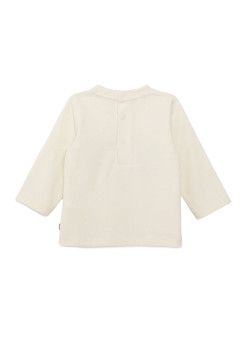 T-shirt manches longues bébé garçon beige 100% coton