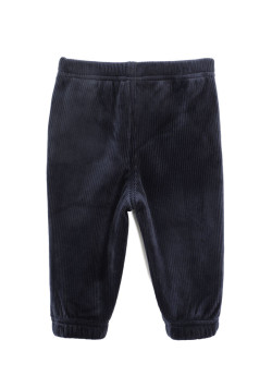 Pantalon velour bleu marine Bébé Garçon