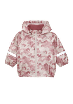 Coupe vent fille imprimé rose