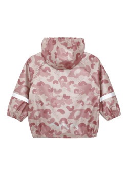 Coupe vent fille imprimé rose