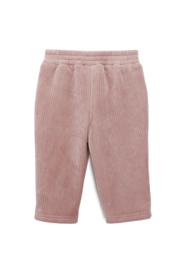 Pantalon velour rose Bébé Fille Pantalon velour rose Bébé Fille