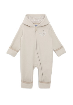 Combi-pilote à capuche bébé beige