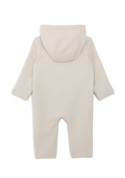 Combi-pilote à capuche bébé beige