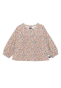 Ensemble Blouse imprimée/ Short et Gilet Bébé Fille
