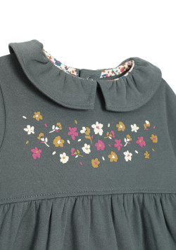 Ensemble Bébé Fille robe et legging 100% coton