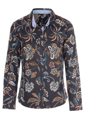 CHEMISE CHEMISIER ML IMPRIME BLEU NUIT GISEL CHEMISE CHEMISIER ML IMPRIME BLEU NUIT GISEL