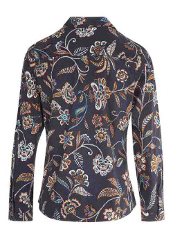 CHEMISE CHEMISIER ML IMPRIME BLEU NUIT GISEL