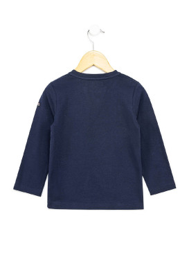 TEE SHIRT ML BLEU MARIN BALIKO