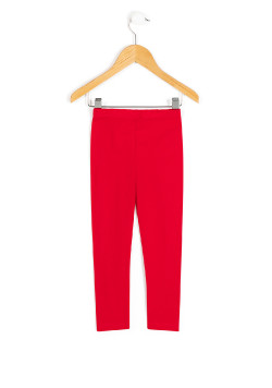 Legging long rouge Fille