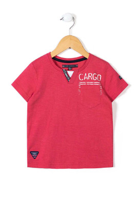 TEE SHIRT MC ROUGE COQUELICOT CAPLA TEE SHIRT MC ROUGE COQUELICOT CAPLA