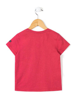 TEE SHIRT MC ROUGE COQUELICOT CAPLA