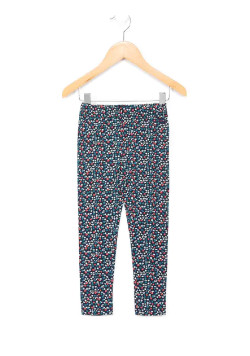 Legging long fille imprimé fleuri
