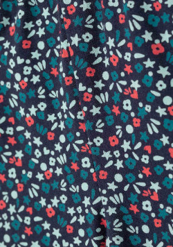 Legging long fille imprimé fleuri