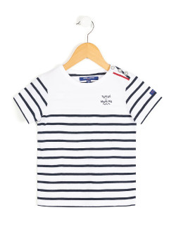 Marinière Enfant rayé bleu marine