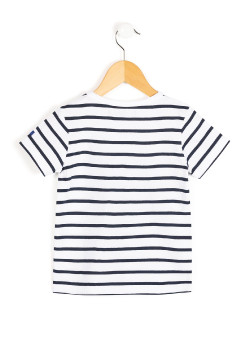 Marinière Enfant rayé bleu marine