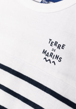 Marinière Enfant rayé bleu marine