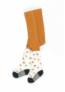 Collant jaune ocre Bébé