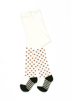 Collant blanc cassé Bébé