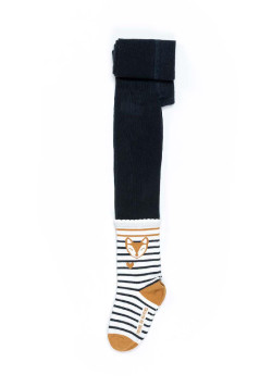 Collant bleu marine Fille