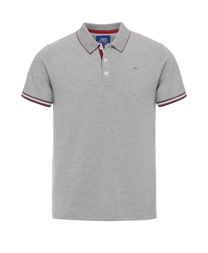 POLO MC GRIS CHINE CABYST