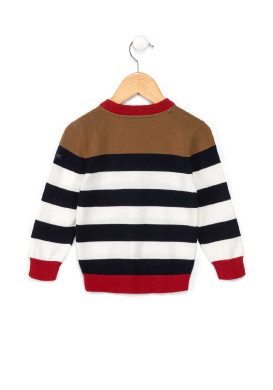 Pull rayé multicolore Garçon 