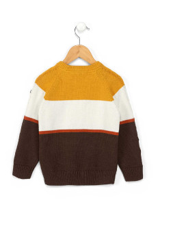 Pull rayé multicolore Garçon