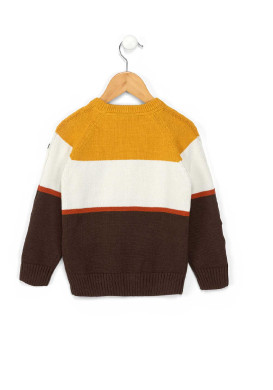 Pull rayé multicolore Garçon