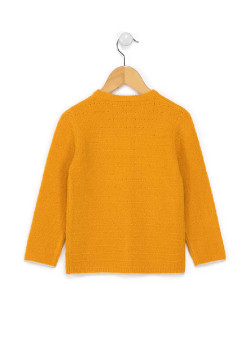 Gilet jaune ocre Fille