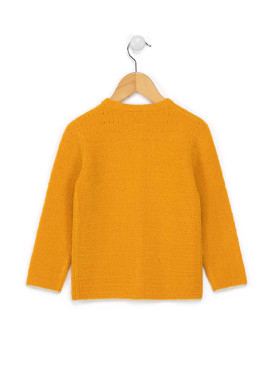 Gilet jaune ocre Fille Gilet jaune ocre Fille