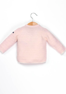 Gilet rose pâle Bébé